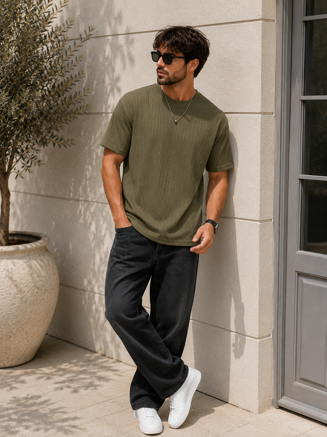 PREMIUM RIBBED TEE