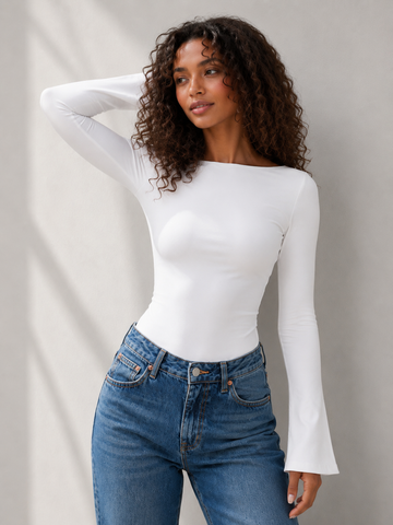 ULTRA SOFT BOAT NECK TOP
